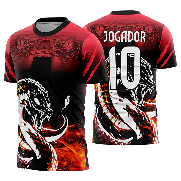 Arte vetor camisa Interclasse Cobra Mod-720