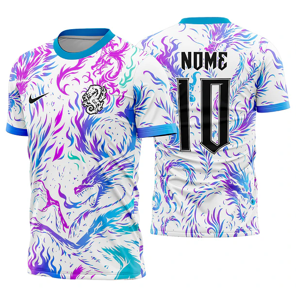 Arte Vetor Camisa Interclasse Dragão Mod-728