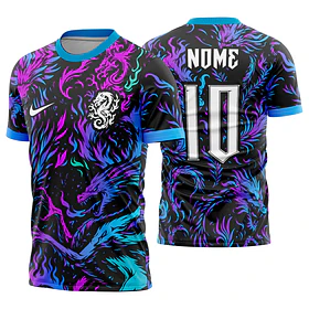 Arte Vetor Camisa Interclasse Dragão Mod-729