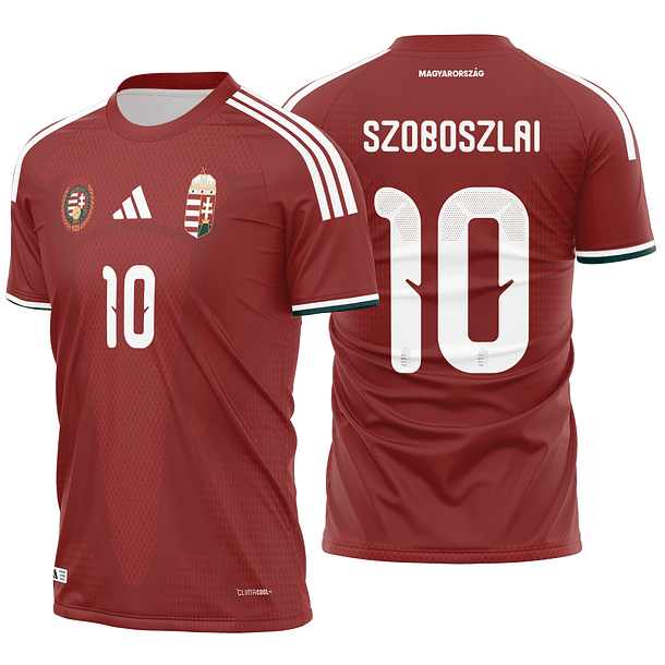 Arte Vetor Camisa Hungria Titular 2026-28