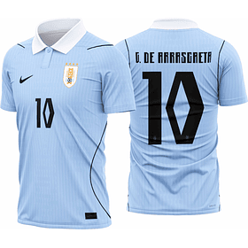 Arte Vetor Camisa Uruguai Titular 2026-28