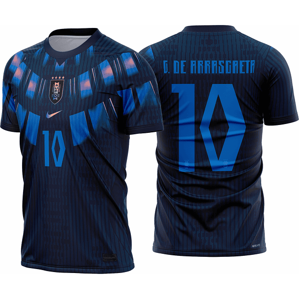 Arte Vetor Camisa Uruguai Reserva 2026