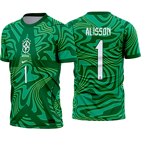 Arte vetor camisa Brasil Goleiro 1 2026