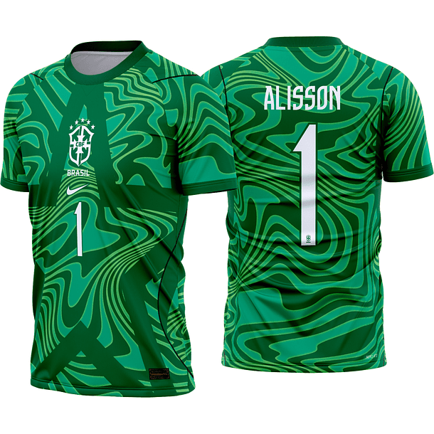 Arte vetor camisa Brasil Goleiro 1 2026