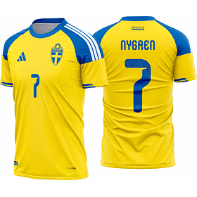 Arte vetor camisa Suecia Titular 2026