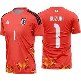 Arte Vetor Camisa Japão Goleiro I 2026
