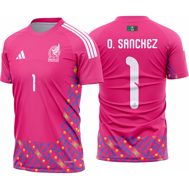 Arte Vetor Camisa Mexico Goleiro I 2026