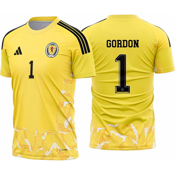 Arte Vetor Camisa Escócia Goleiro I 2026