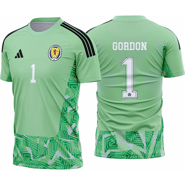 Arte Vetor Camisa Escócia Goleiro II 2026