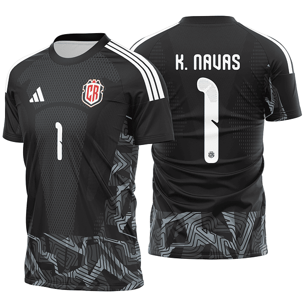 Arte vetor camisa Costa Rica Goleiro I 2026