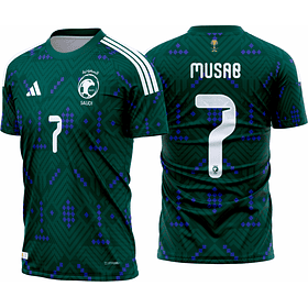 Arte vetor camisa Arabia Saudita Titular 2026