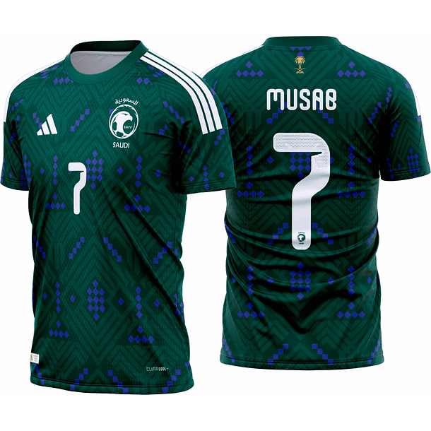 Arte vetor camisa Arabia Saudita Titular 2026