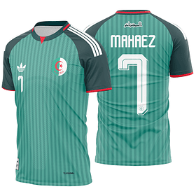 Arte Vetor Camisa Algeria visita 2026