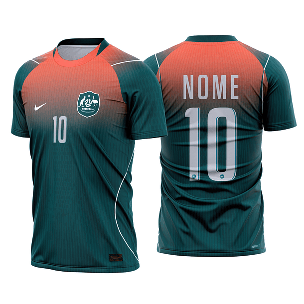 Arte Vetor Camisa Austrália visita 2026