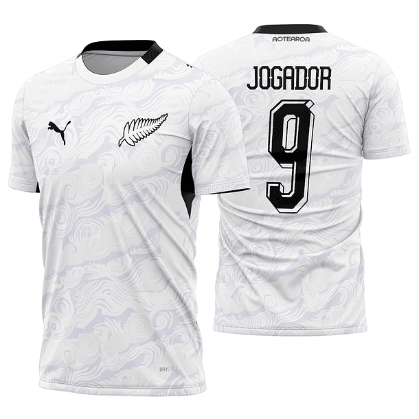 Arte Vetor Camisa Nova Zelândia Home 2026