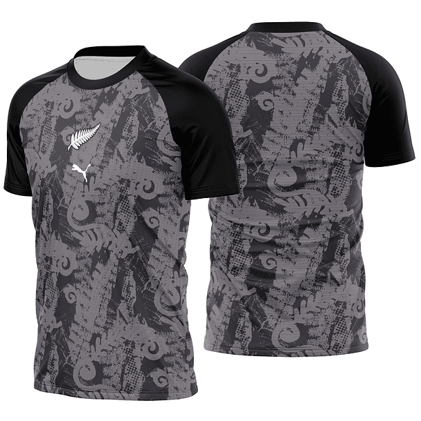 Arte Vetor Camisa Nova Zelândia Pré-jogo 2026