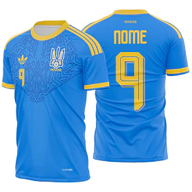 Arte Vetor Camisa Ucrânia visita 2026