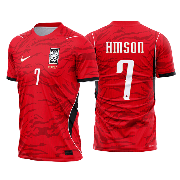 Arte Vetor Camisa Coreia do Sul local 2026