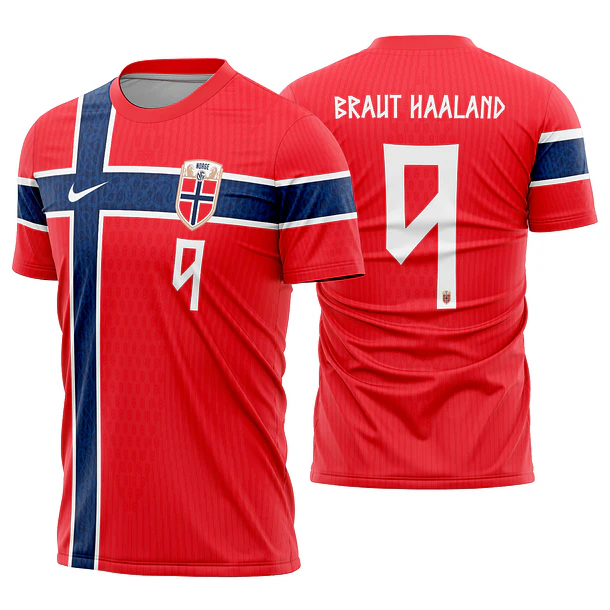 Arte Vetor Camisa Noruega titular 2026