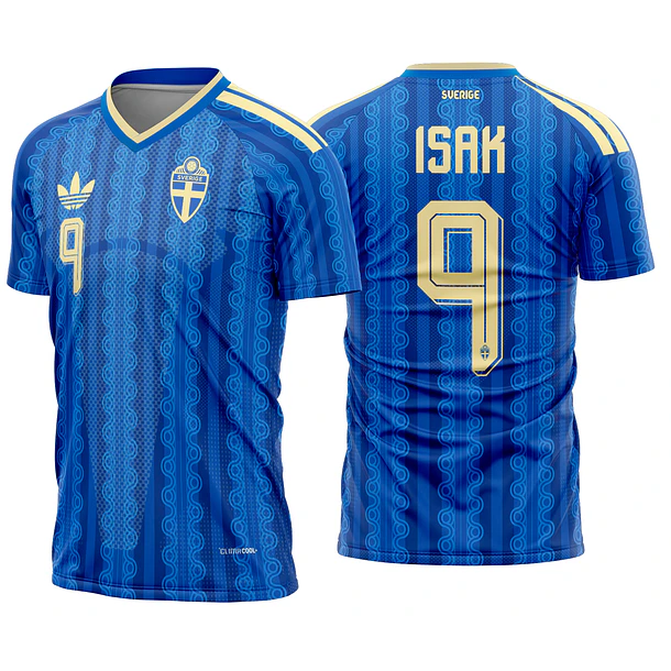 Arte Vetor Camisa Suécia visita 2026