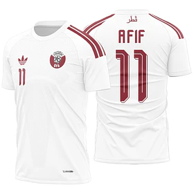 Arte Vetor Camisa Qatar visita 2026
