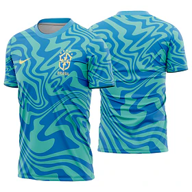Arte Vetor Camisa Brasil Pre-jogo 2026