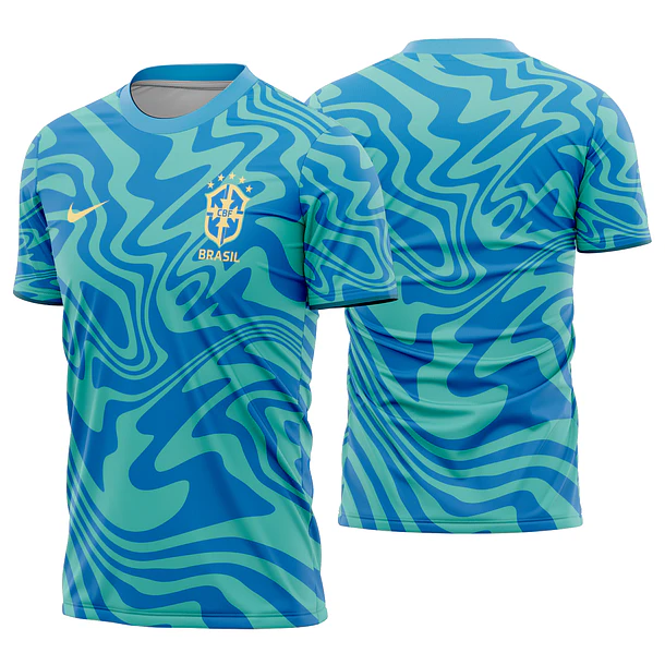 Arte Vetor Camisa Brasil Pre-jogo 2026