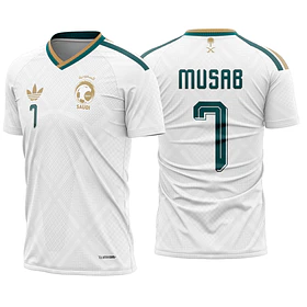 Arte Vetor Camisa Arábia Saudita visita 2026
