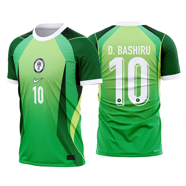 Arte Vetor Camisa Nigéria Titular 2026-28