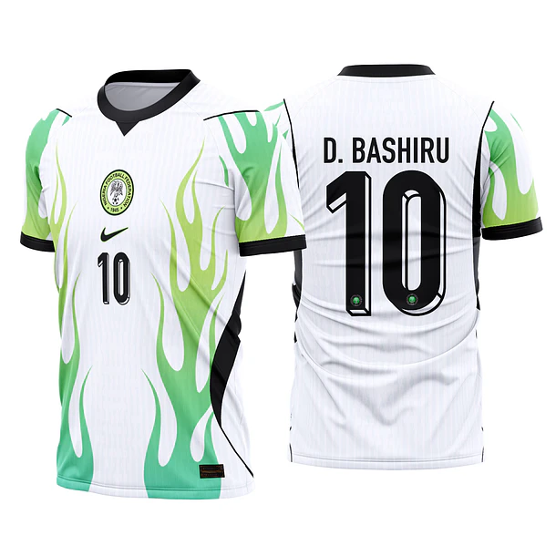 Arte Vetor Camisa Nigéria Reserva 2026-28