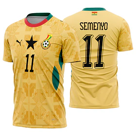 Arte Vetor Camisa Ghana visita 2026
