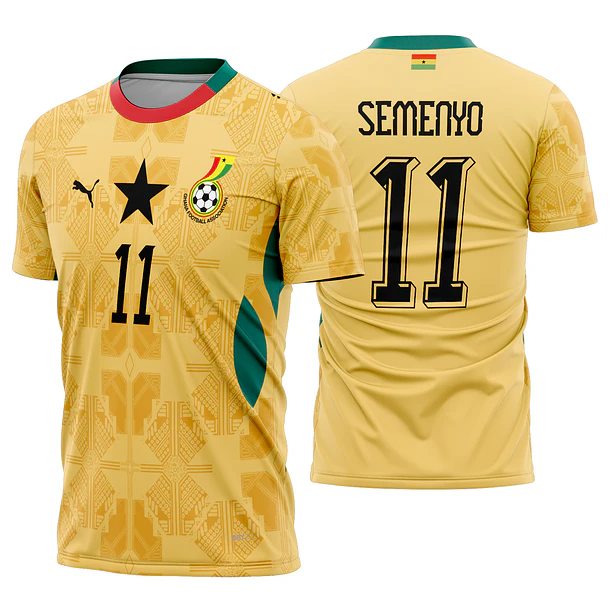 Arte Vetor Camisa Ghana visita 2026