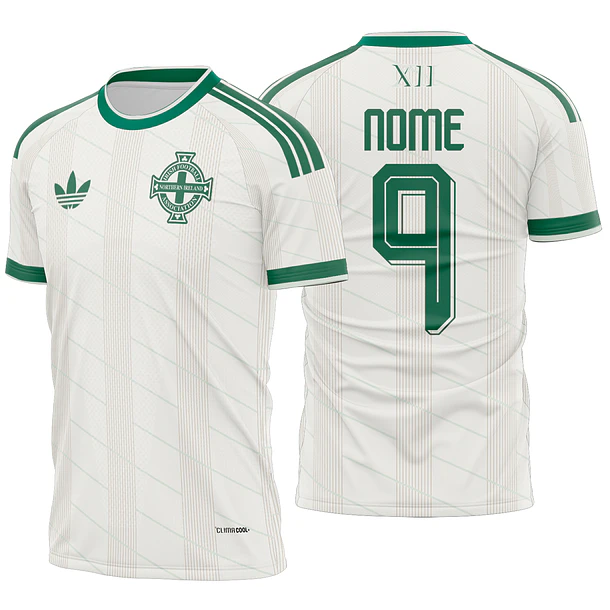 Arte Vetor Camisa Irlanda Norte visita 2026
