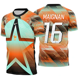 Arte vetor camisa França goleiro 2026