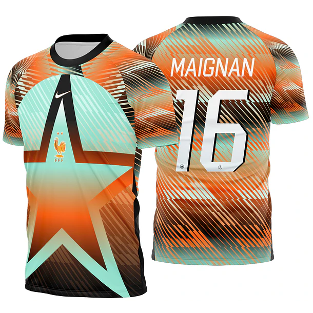 Arte vetor camisa França goleiro 2026