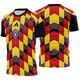 Arte Vetor Camisa Alemanha Pré-jogo 2026