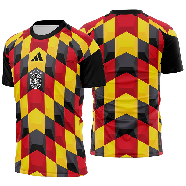 Arte Vetor Camisa Alemanha Pré-jogo 2026