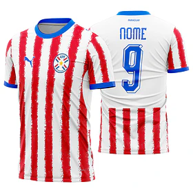Arte Vetor Camisa Paraguay Local 2026