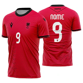 Arte Vetor Camisa Albânia Home 2026