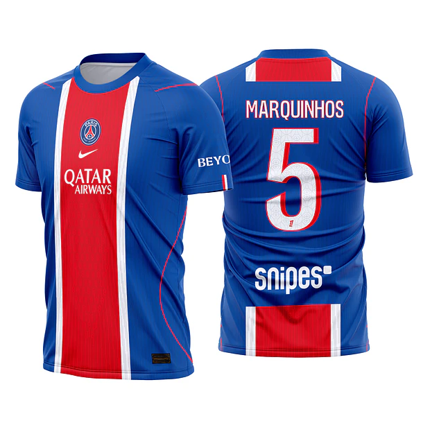 Arte Vetor Camisa Psg Home 2026-2027