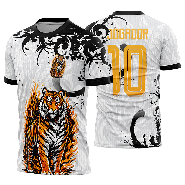 Arte Vetor Camisa Interclasse tigre Mod-908