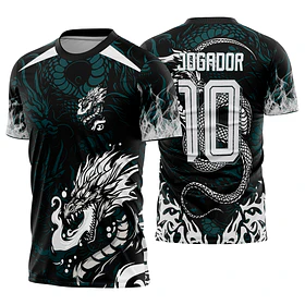 Arte Vetor Camisa Interclasse dragão Mod-909