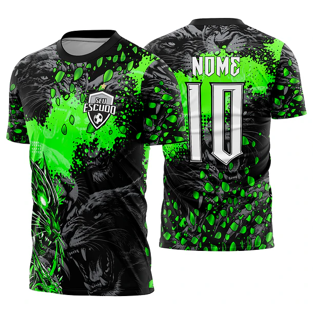 Arte Vetor Camisa Interclasse pantera Mod-912