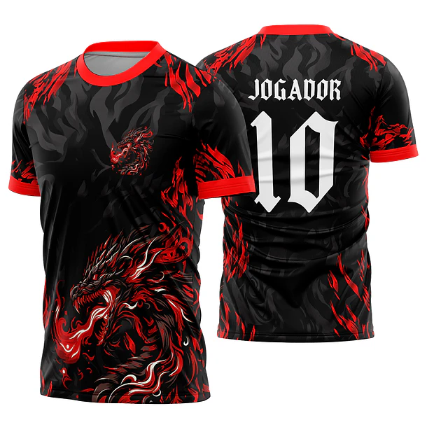 Arte Vetor Camisa Interclasse dragão Mod-915