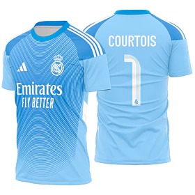 Arte Vetor Camisa Real madrid goleiro 2025-26