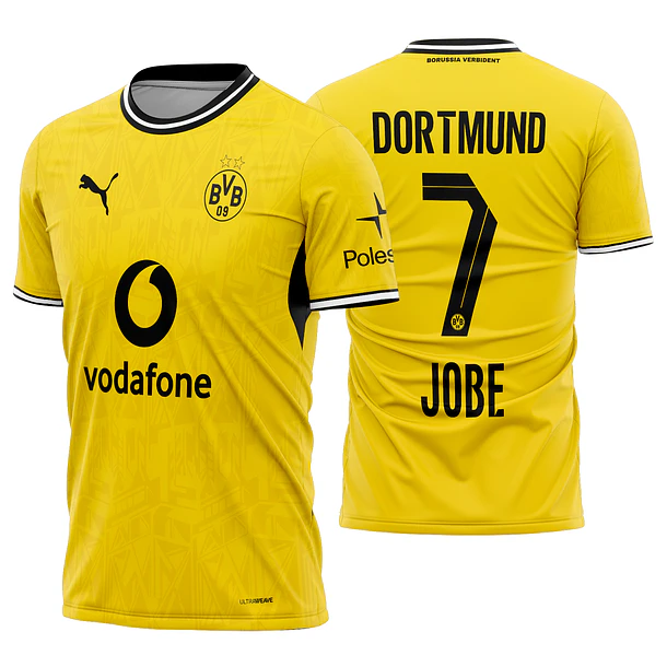 Arte vetor camisa Borussia Dortmund Home 2026-2027
