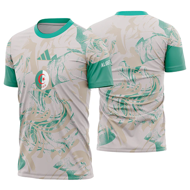 Arte vetor camisa Argelia Pre-jogo 2026