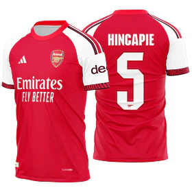 Arte vetor camisa Arsenal Home 2026-2027