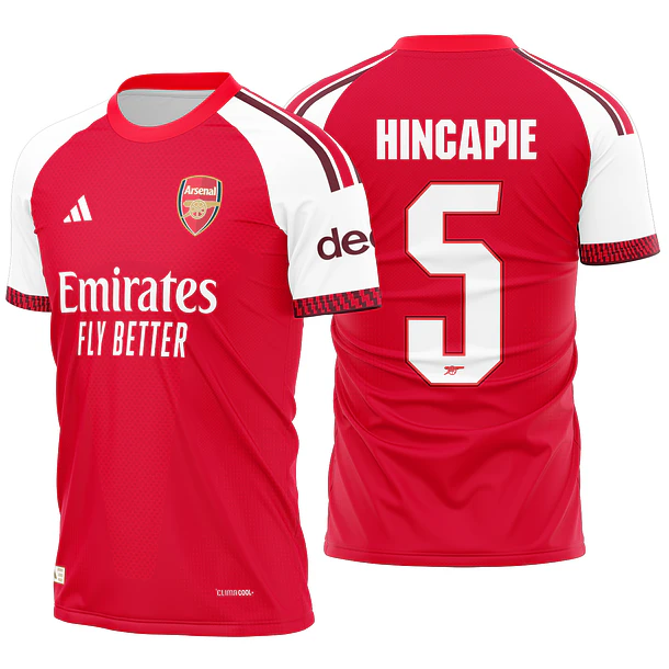 Arte vetor camisa Arsenal Home 2026-2027