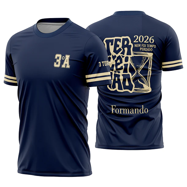 Arte vetor camisa Terceirão Ampulheta Mod-331